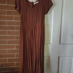 Scarlet christy dawn dress rust